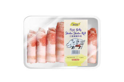Shabu Shabu Roll Pork Belly 202 三层涮涮肉卷 300GM（VIP会员价：RM15.80）